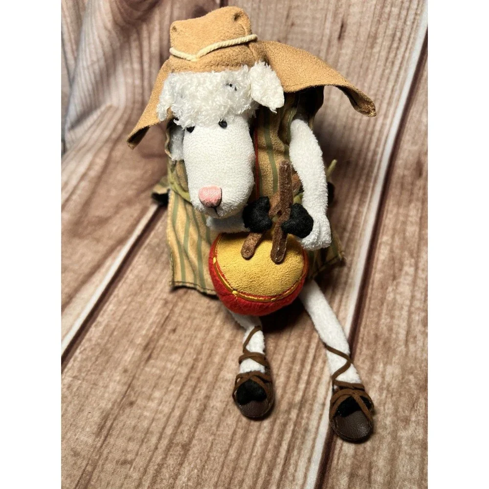 REALLY WOOLY NWT SET OF 3 NATIVITY LAMBS CHRISTMAS 2005 Vintage